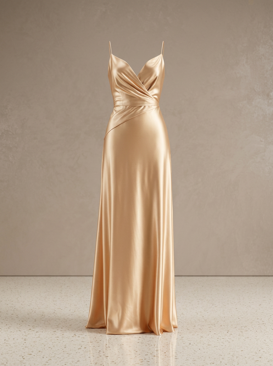 Champagne Silk Gown